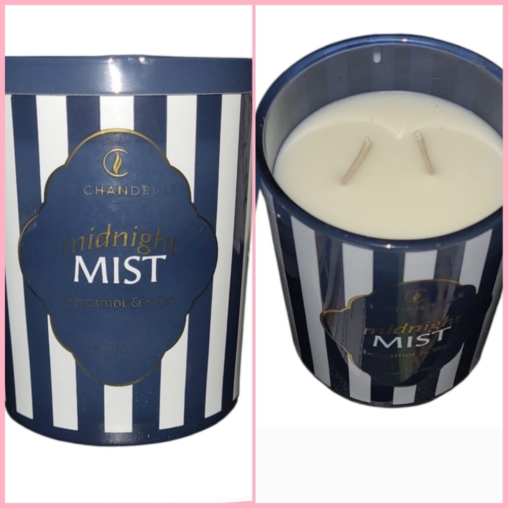 Le Chandelle Midnight Mist Bergamot & Sage Candle - 16oz